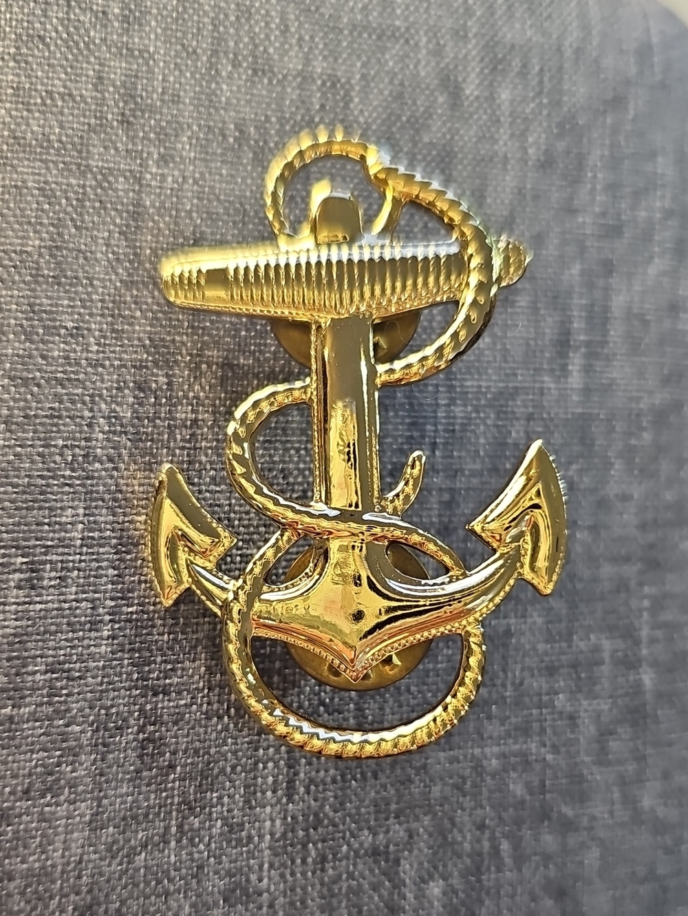 US Navy Anchor Pin Brooch